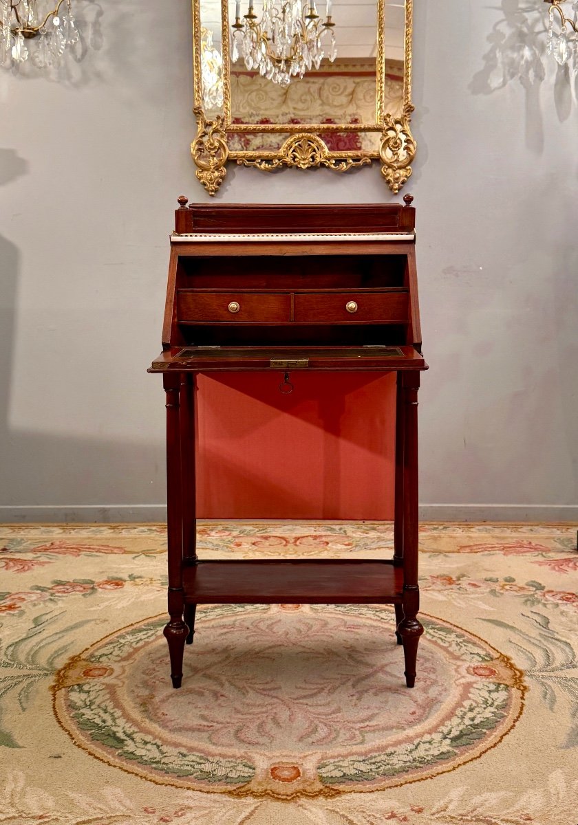 Louis XVI Mahogany Billet Doux Circa 1780-photo-2