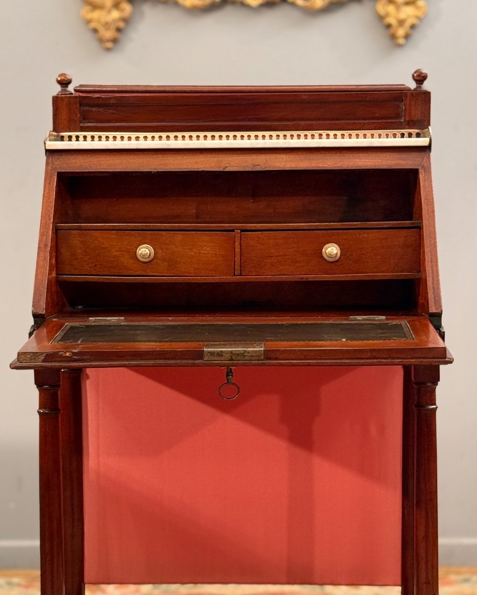 Louis XVI Mahogany Billet Doux Circa 1780-photo-4