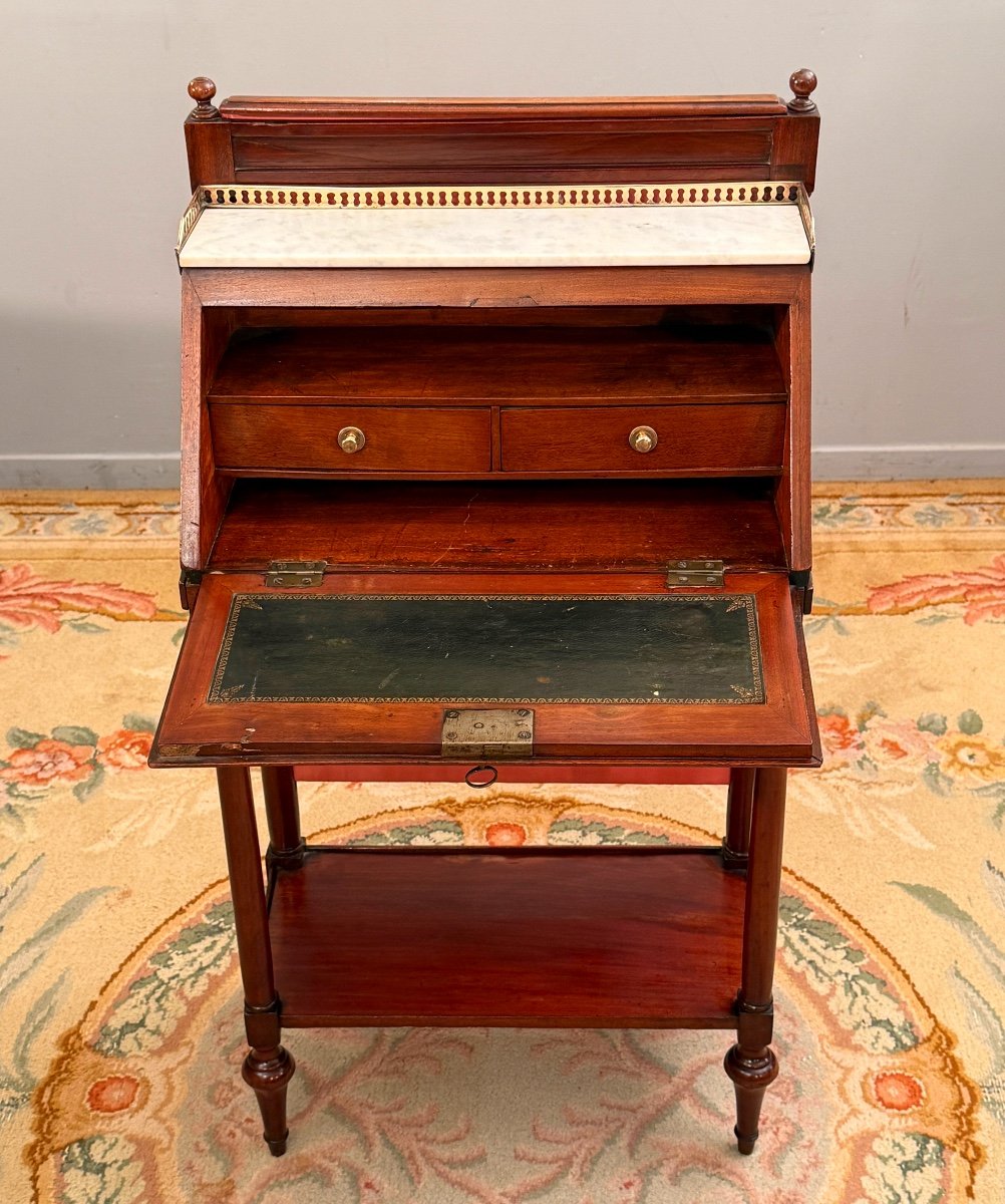 Louis XVI Mahogany Billet Doux Circa 1780-photo-1