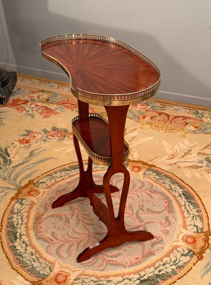 Escalier De Cristal, Table Rognon De Style Louis XVI Estampillée Vers 1900-photo-6