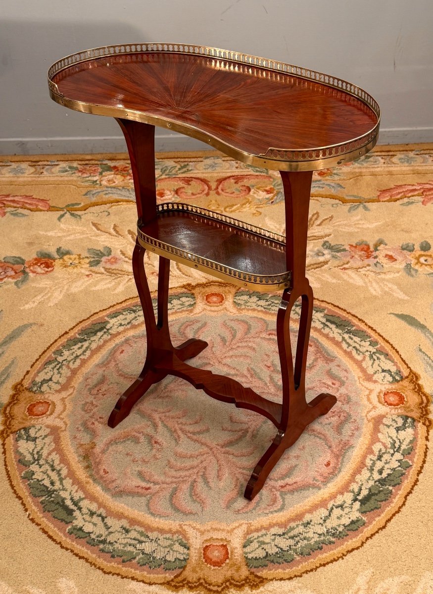 Escalier De Cristal, Table Rognon De Style Louis XVI Estampillée Vers 1900