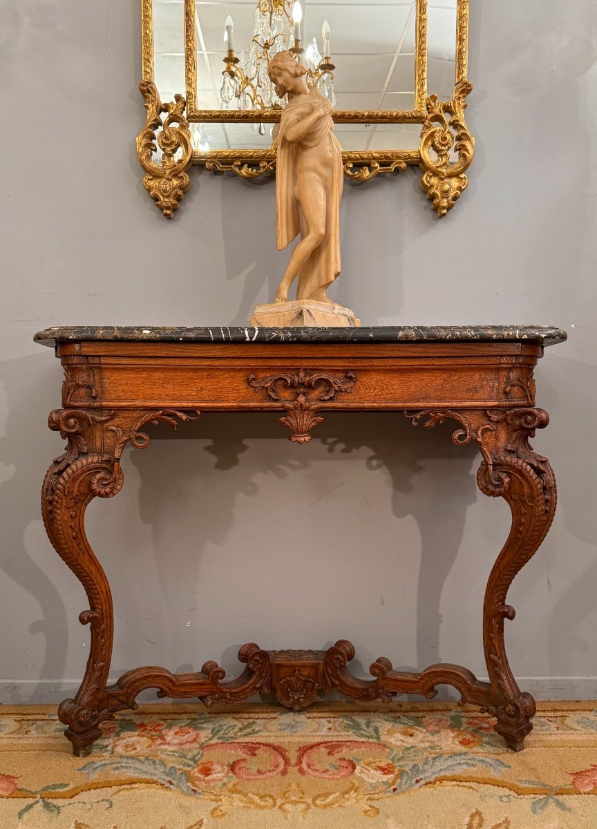 Regence Period Carved Wooden Console Table Circa 1720