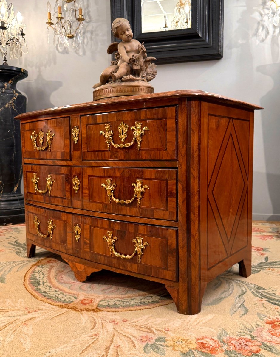 Thomas Hache, Louis XIV Period Marquetry Chest Of Drawers, Circa 1710-photo-3