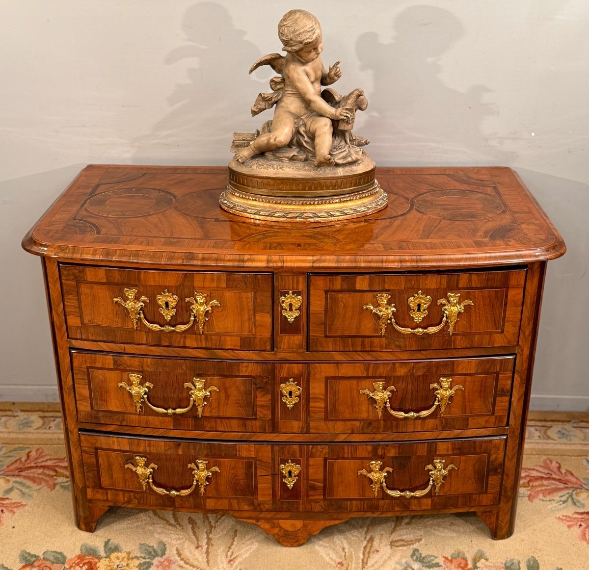 Thomas Hache, Commode En Marqueterie d'Epoque Louis XIV, Vers 1710-photo-1