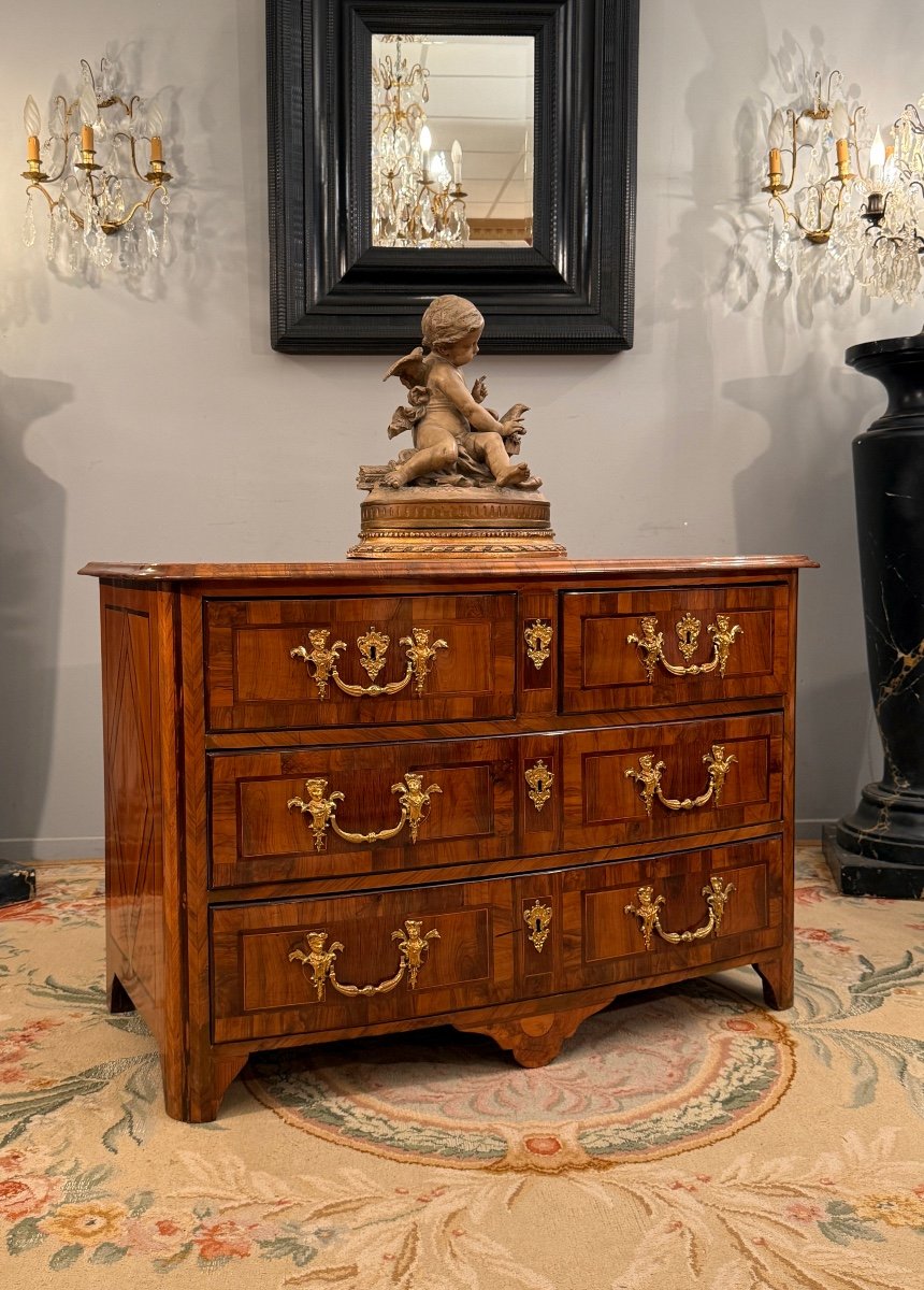 Thomas Hache, Louis XIV Period Marquetry Chest Of Drawers, Circa 1710-photo-4