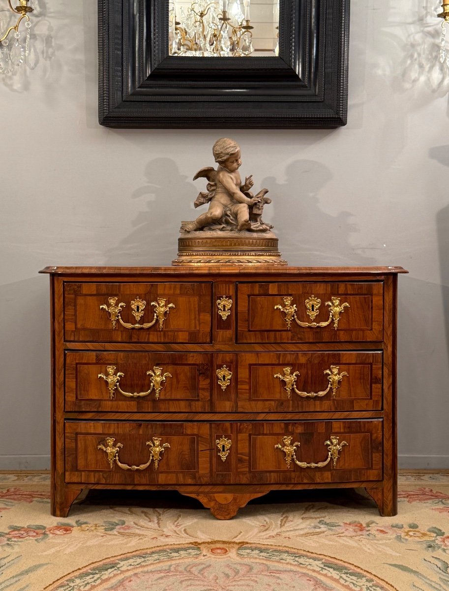 Thomas Hache, Commode En Marqueterie d'Epoque Louis XIV, Vers 1710-photo-5