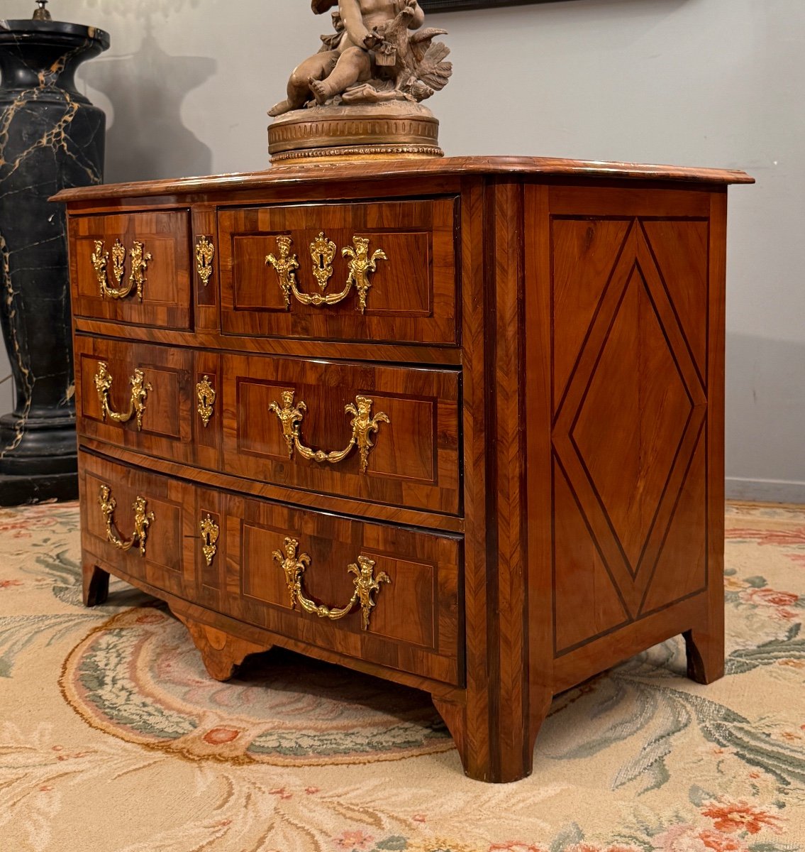 Thomas Hache, Louis XIV Period Marquetry Chest Of Drawers, Circa 1710-photo-7