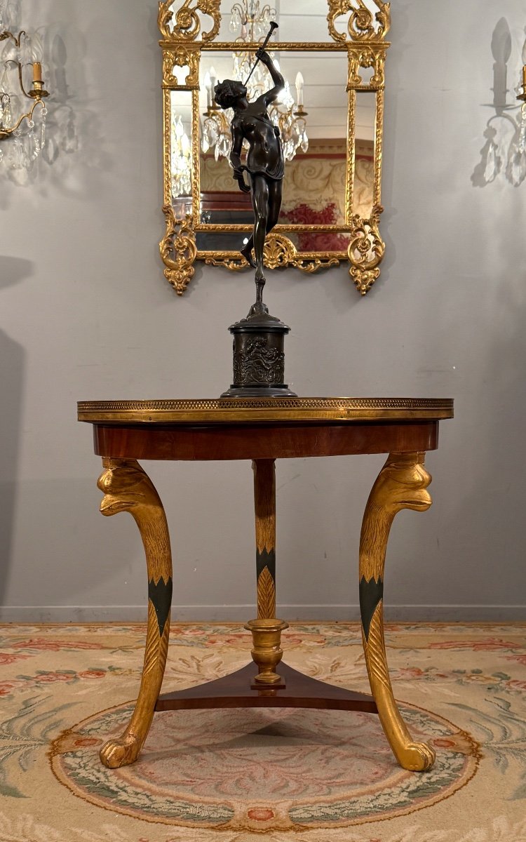 Empire Period Mahogany Gueridon, Circa 1810-photo-3