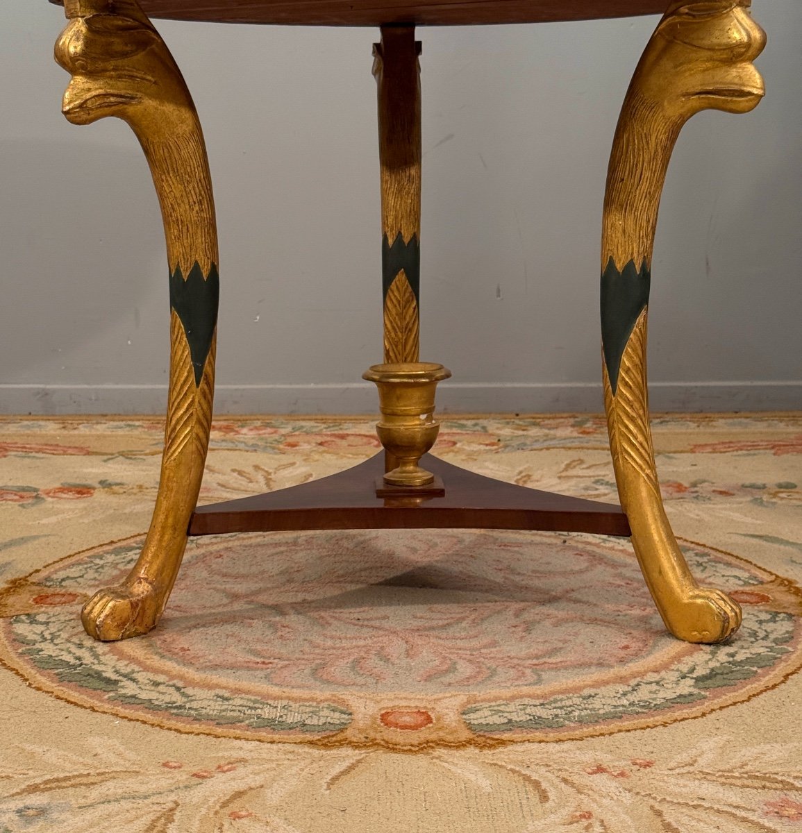 Empire Period Mahogany Gueridon, Circa 1810-photo-6