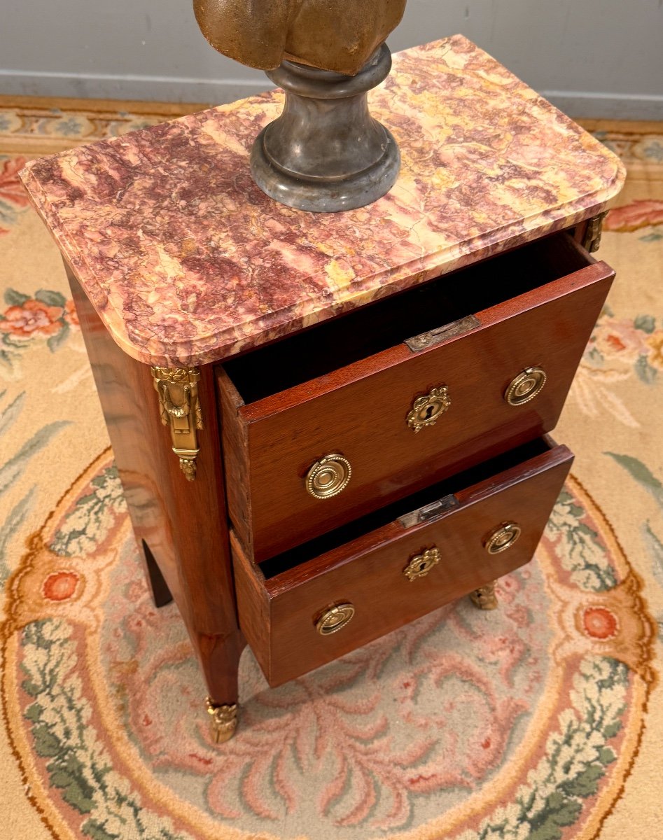 Petite Commode d'Entre Deux d'Epoque Transition Vers 1760-photo-4