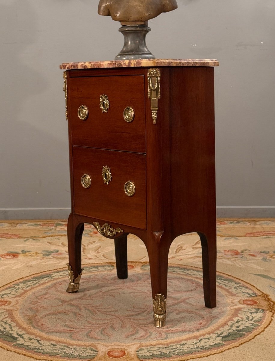 Petite Commode d'Entre Deux d'Epoque Transition Vers 1760-photo-5