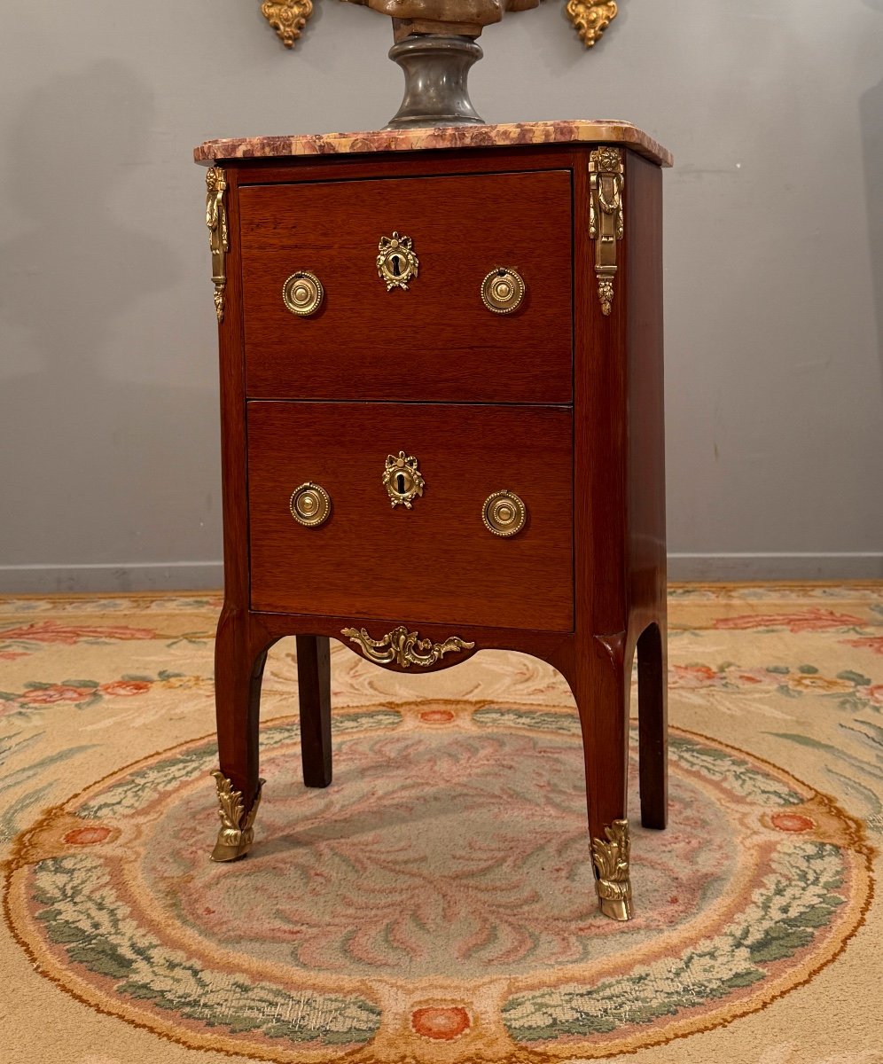 Petite Commode d'Entre Deux d'Epoque Transition Vers 1760-photo-6