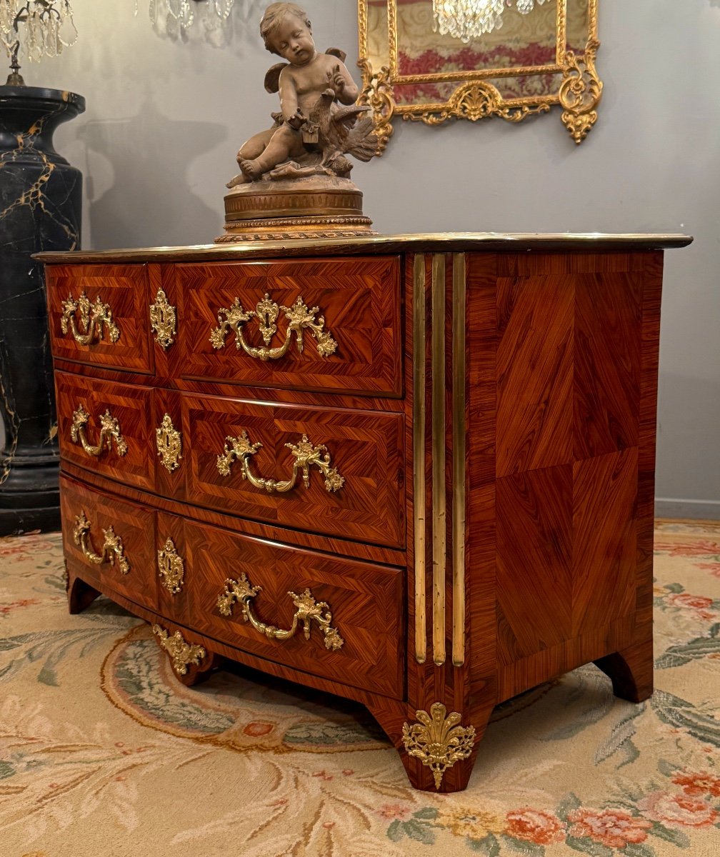 Commode En Marqueterie d'Epoque Louis XIV, Vers 1710-photo-3