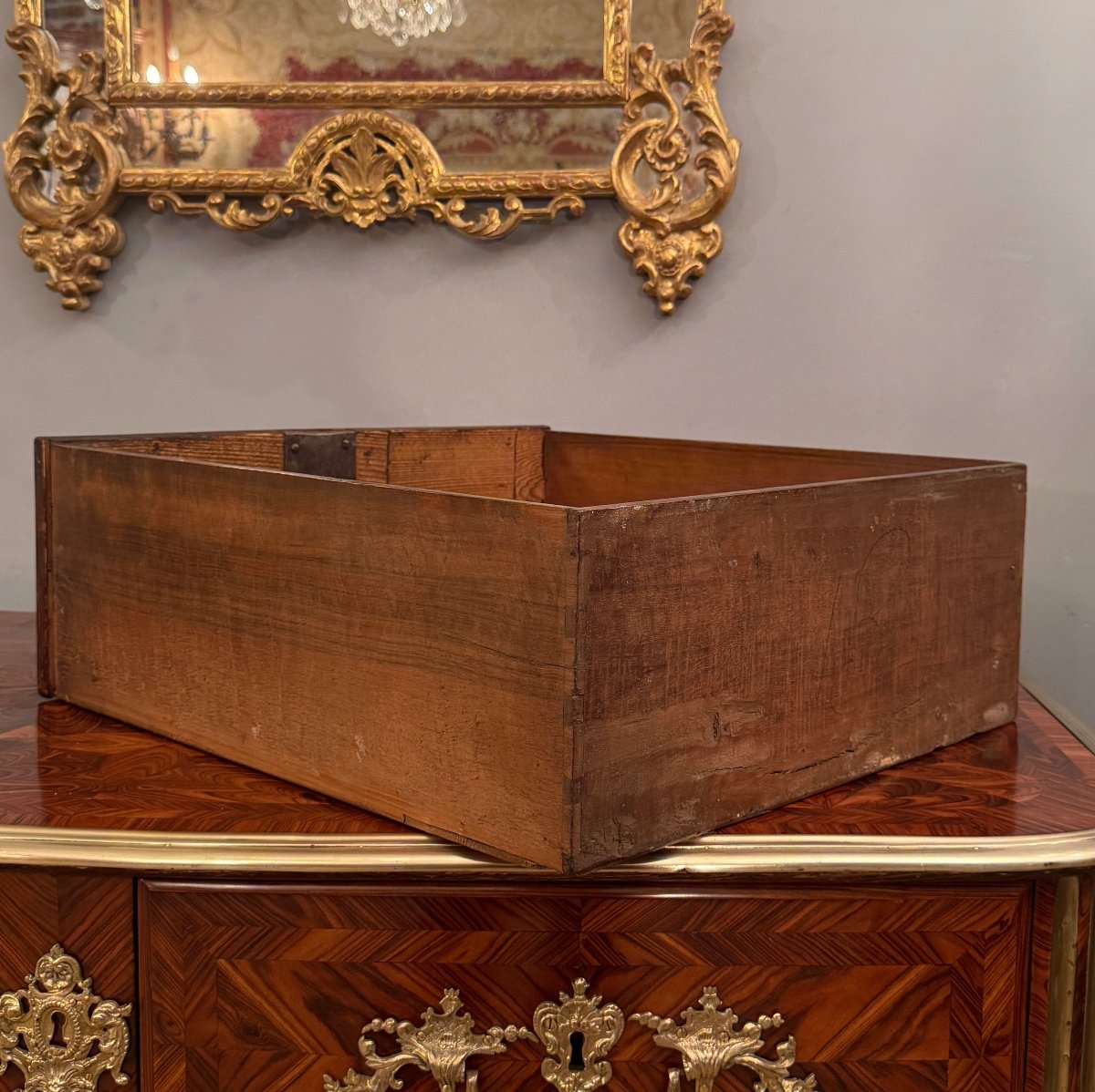 Commode En Marqueterie d'Epoque Louis XIV, Vers 1710-photo-6