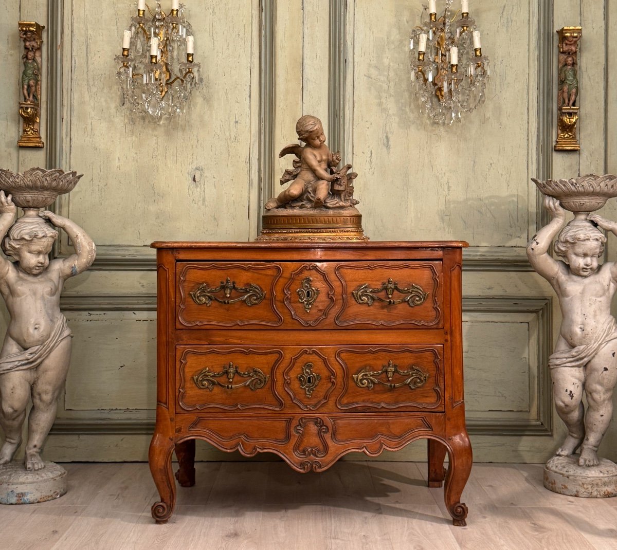 Commode Nîmoise d'Epoque Louis XV Vers 1750 -photo-2