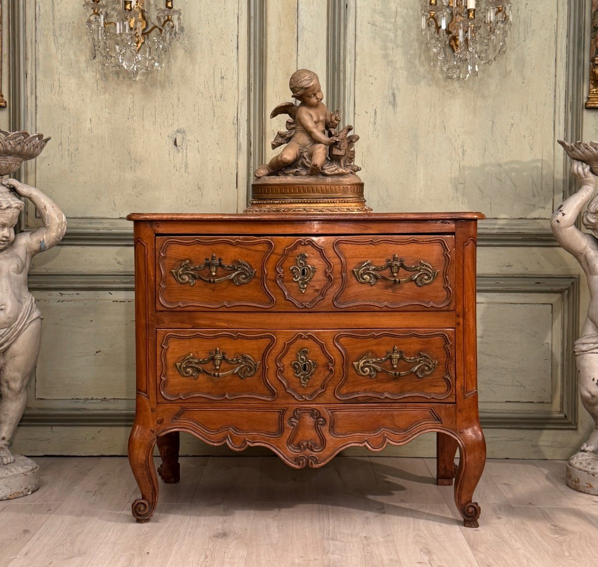 Commode Nîmoise d'Epoque Louis XV Vers 1750 -photo-2