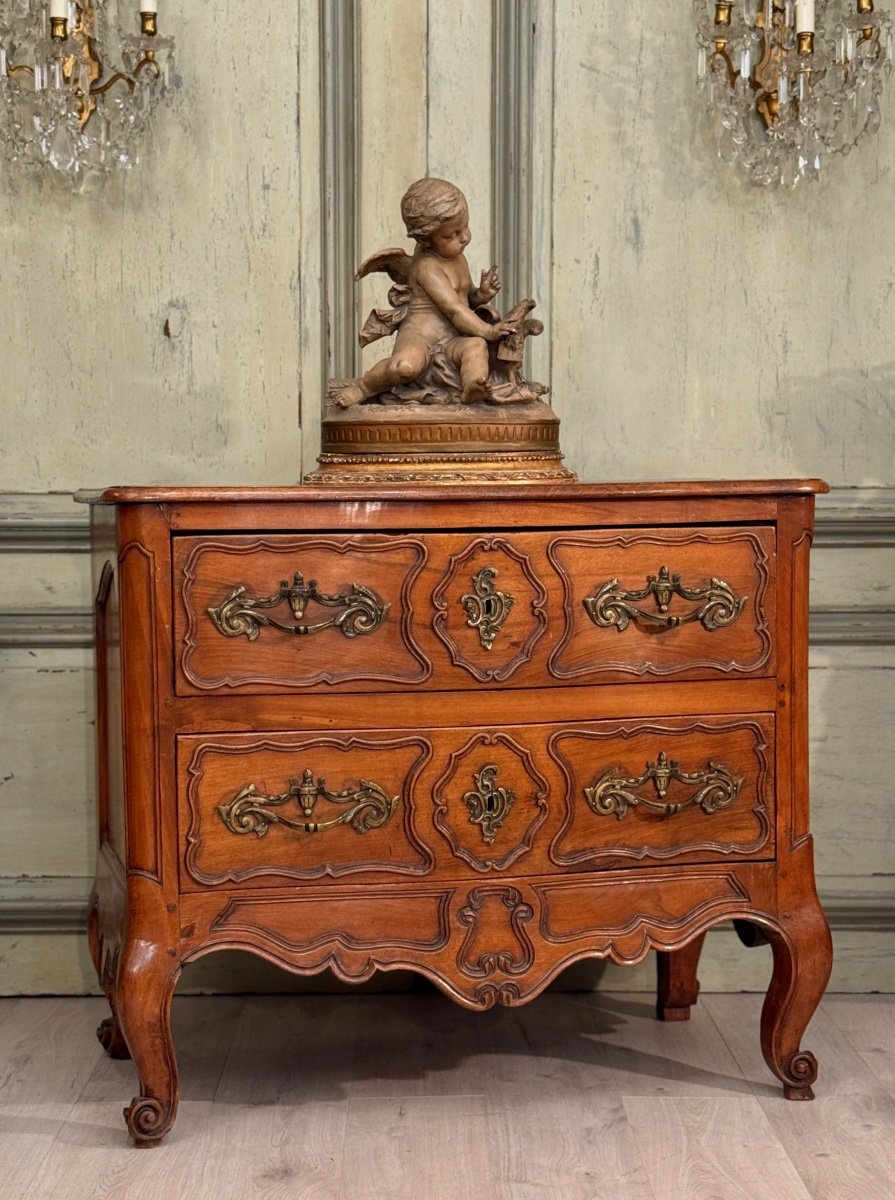 Commode Nîmoise d'Epoque Louis XV Vers 1750 -photo-6