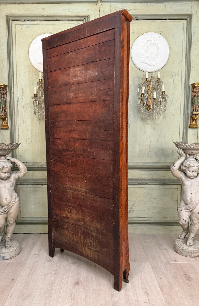 Marquetry Library Display Case From The Transition Period, Circa 1760-photo-5