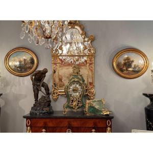 Pair Of Fixed Under Glass Louis Philippe Period Around 1840