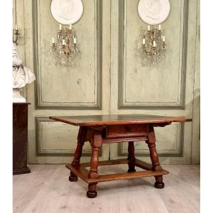 17th Century Walnut Changer Table