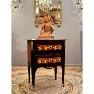 Small Regency Period Marquetry Chest Of Drawers Circa 1730