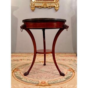 19th Century Empire Style Mahogany Tripod Gueridon