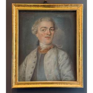 Portrait d'Homme Pastel d'Epoque Louis XVI, Vers 1780.