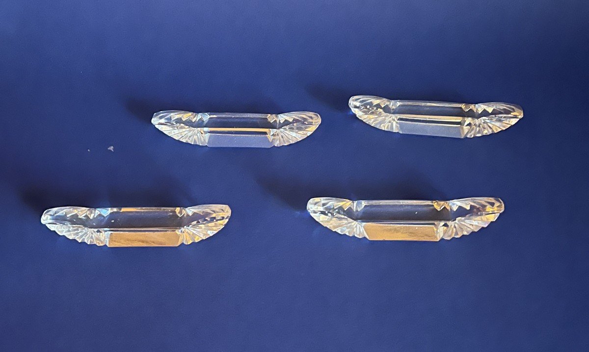 4 Glass Knife Holders From 1940