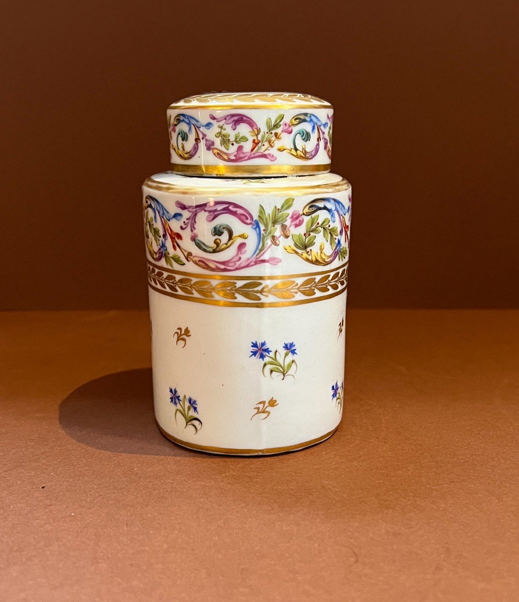 Boite à thé en porcelaine de Paris Samson  1900/1920.-photo-3