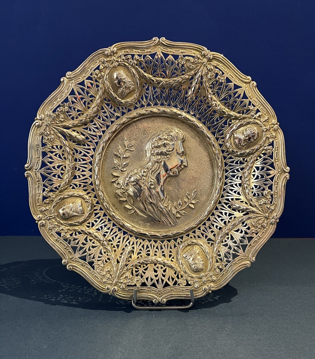 Louis XVI Commemorative Plate, Origin Netherlands 19th Century.