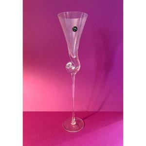 Verre Flute à Champagne Modèle "volute" De Rosenthal 1990/99