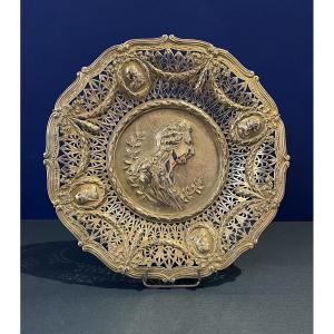 Assiette Commemorative Louis XVI , Origine Pays Bas XIX Iéme Siécle.