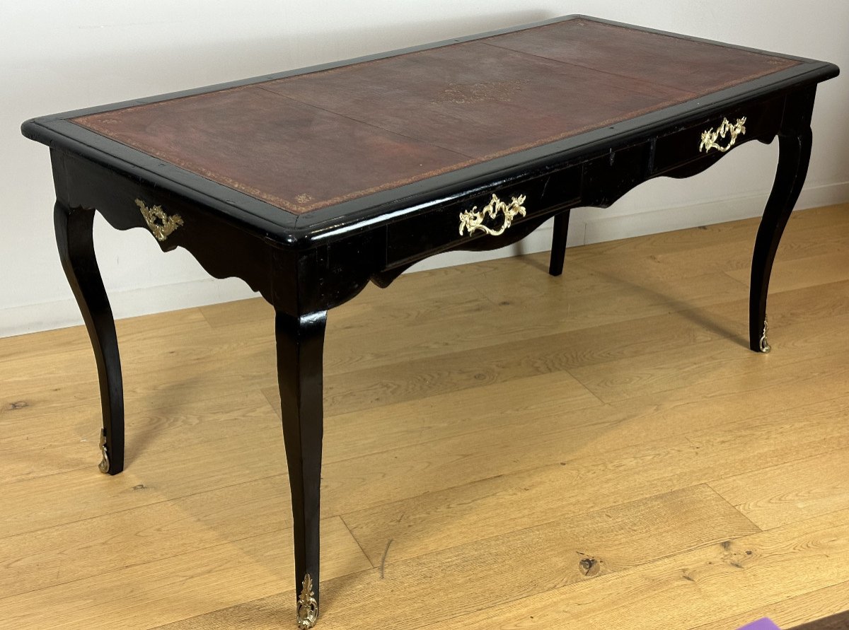 A Louis XV Large  Flat Desk Mid 18-th Century Circa 1755