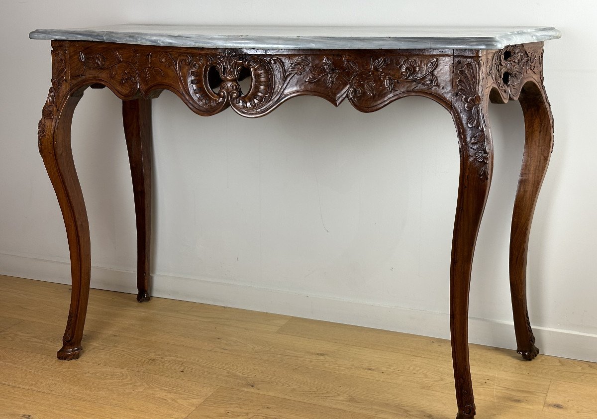 A Louis XV  Console Rhône Valley Mid 18 Th Century -photo-4