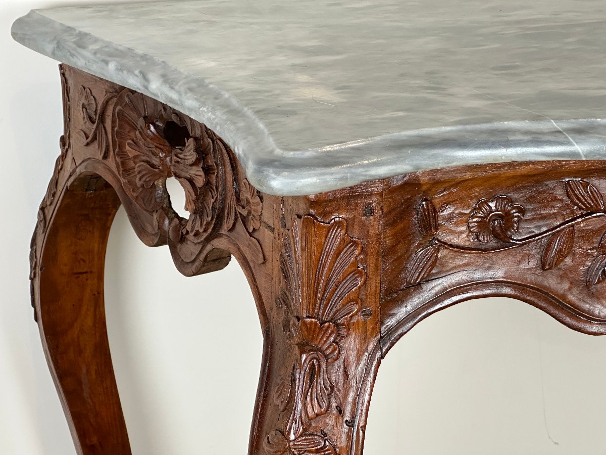 A Louis XV  Console Rhône Valley Mid 18 Th Century -photo-1