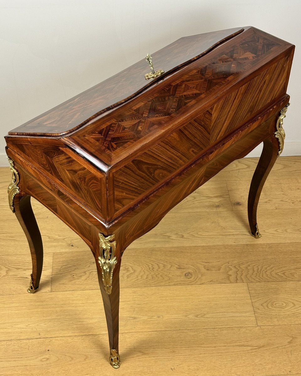 Early Louis XV  "bureau De Pente" Attributed To Pierre Migeon Ii.-photo-4