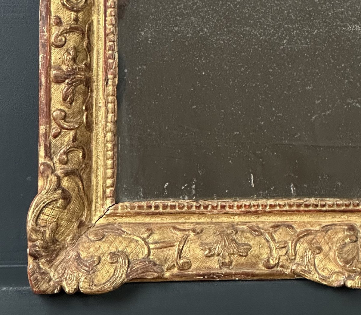 Miroir Martial D’époque Fin Louis XIV Début Régence.-photo-1
