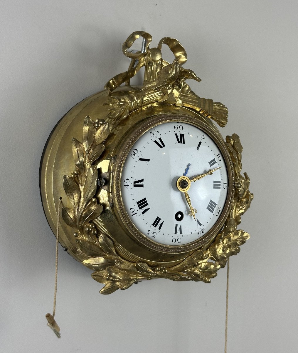 Louis XVI Period Alcove Alarm Clock.-photo-2