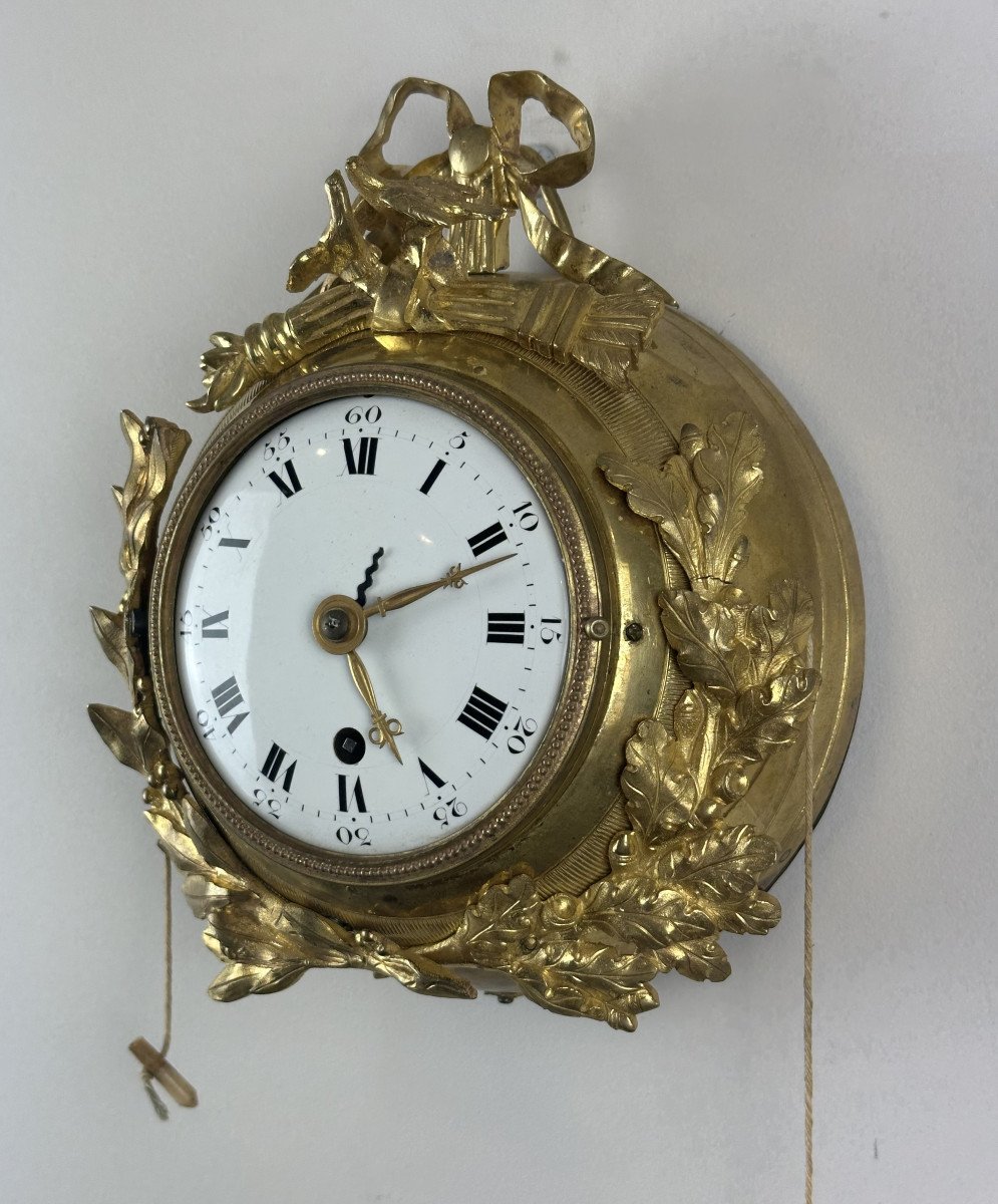 Louis XVI Period Alcove Alarm Clock.-photo-3