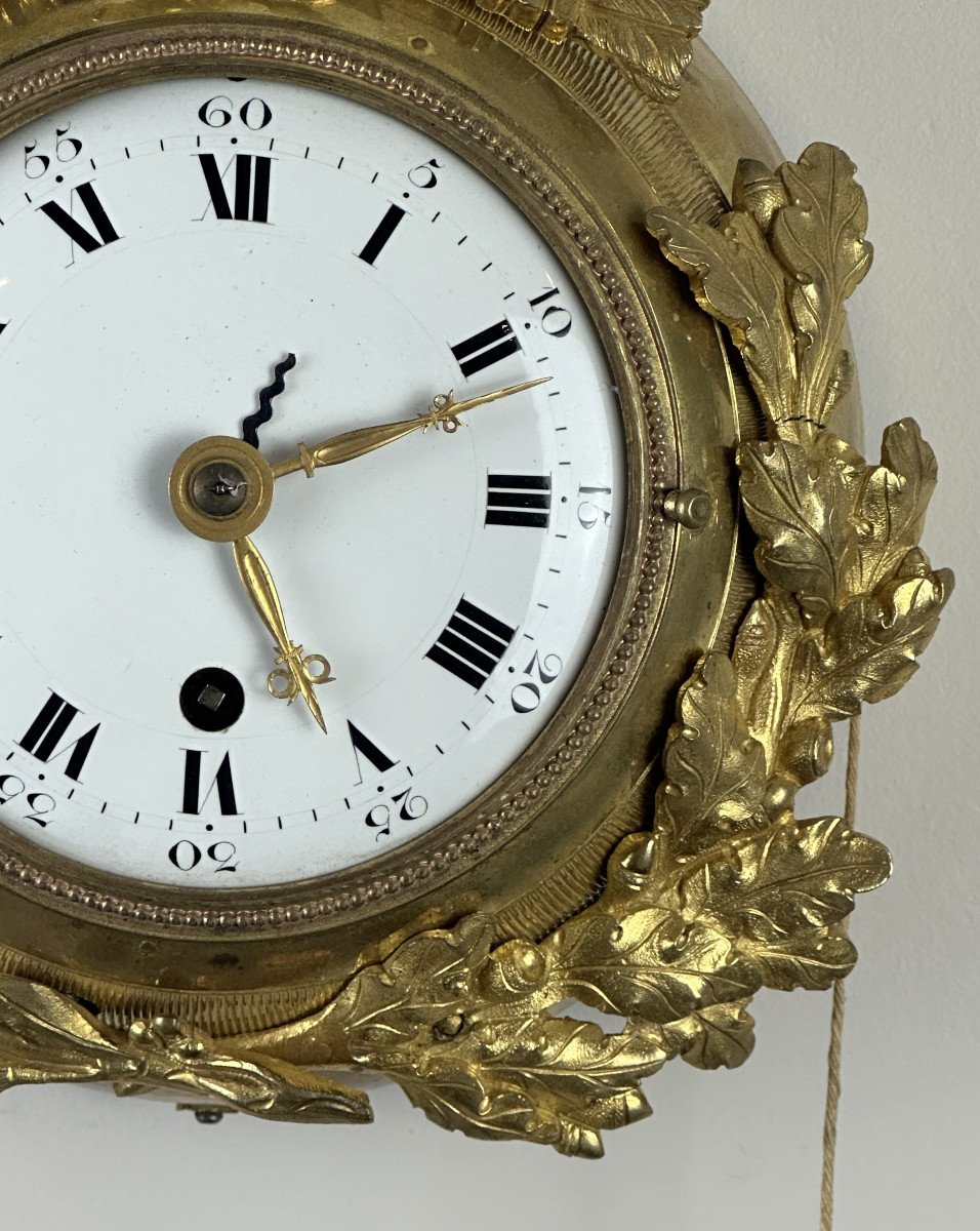 Louis XVI Period Alcove Alarm Clock.-photo-3