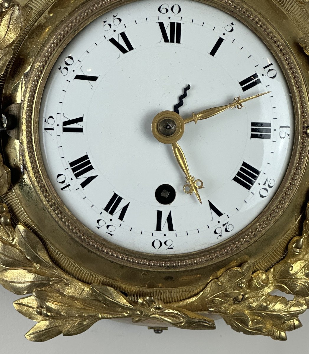 Louis XVI Period Alcove Alarm Clock.-photo-4