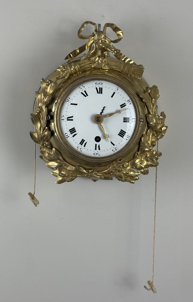 Louis XVI Period Alcove Alarm Clock.-photo-8