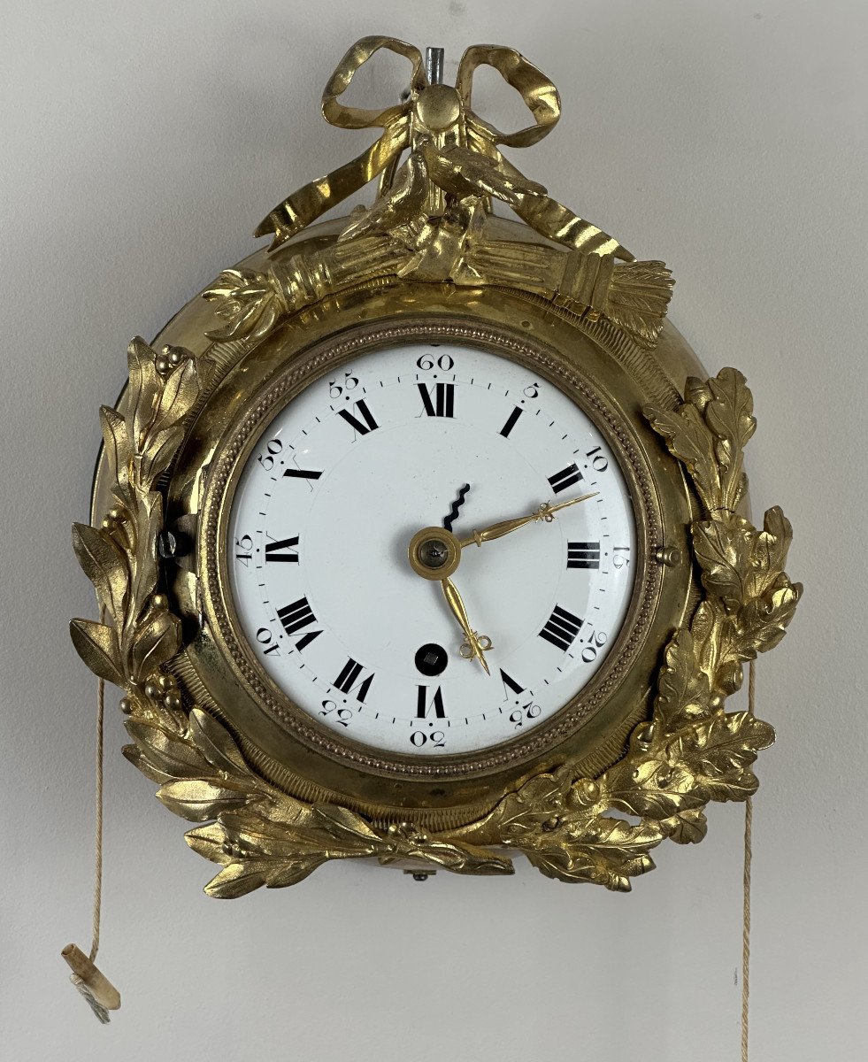 Louis XVI Period Alcove Alarm Clock.