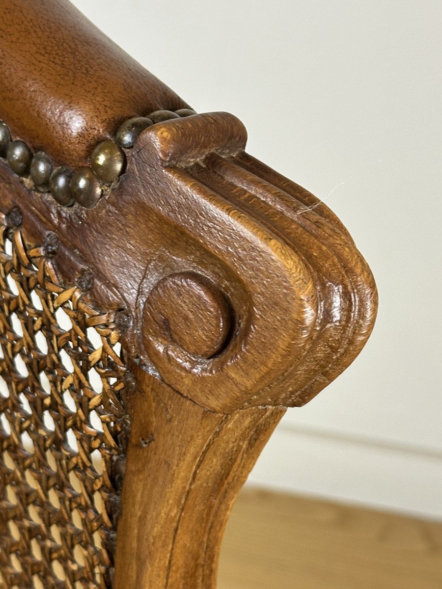 Fauteuil de bureau d’époque Louis XV, XVIIIe siècle.-photo-6