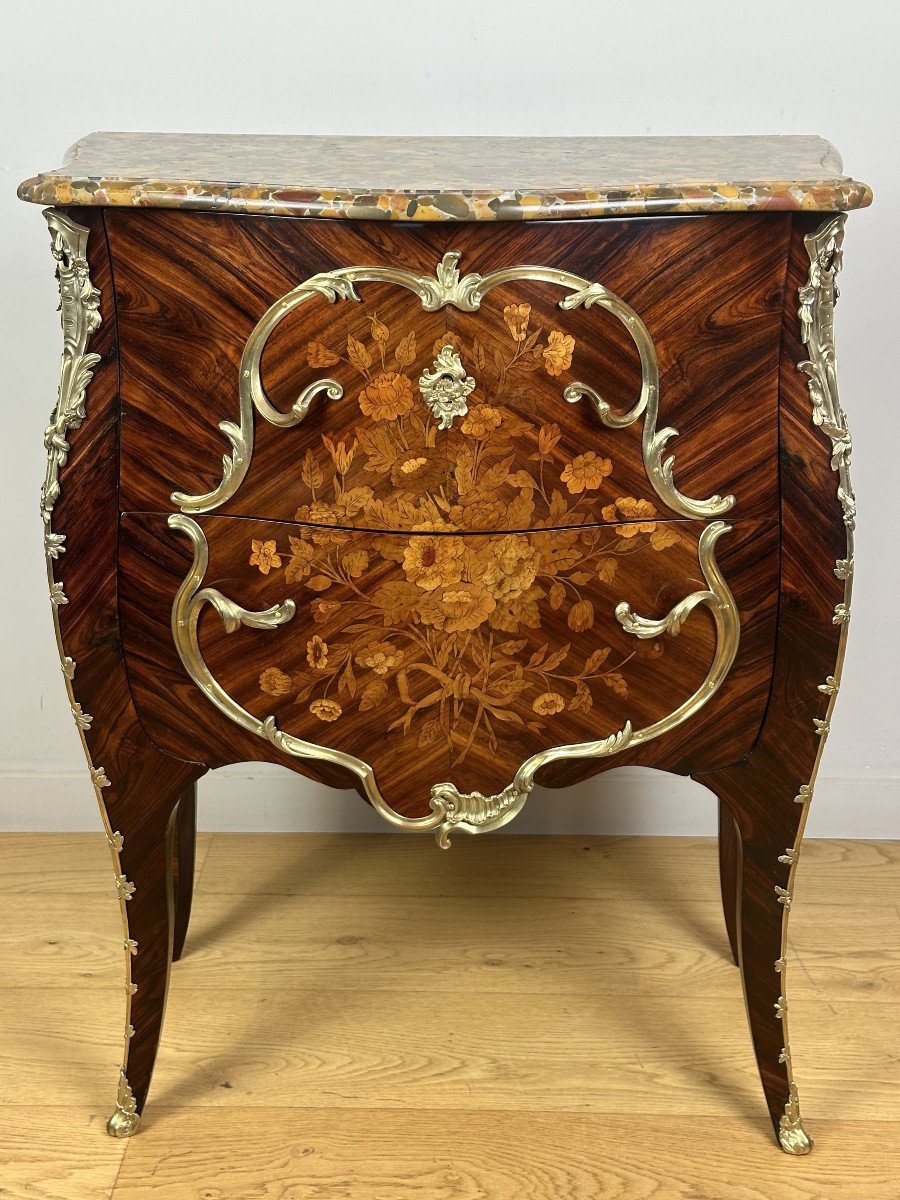 Delorme -Petite Commode Louis XV Estampillée Delorme Vers 1765-photo-2