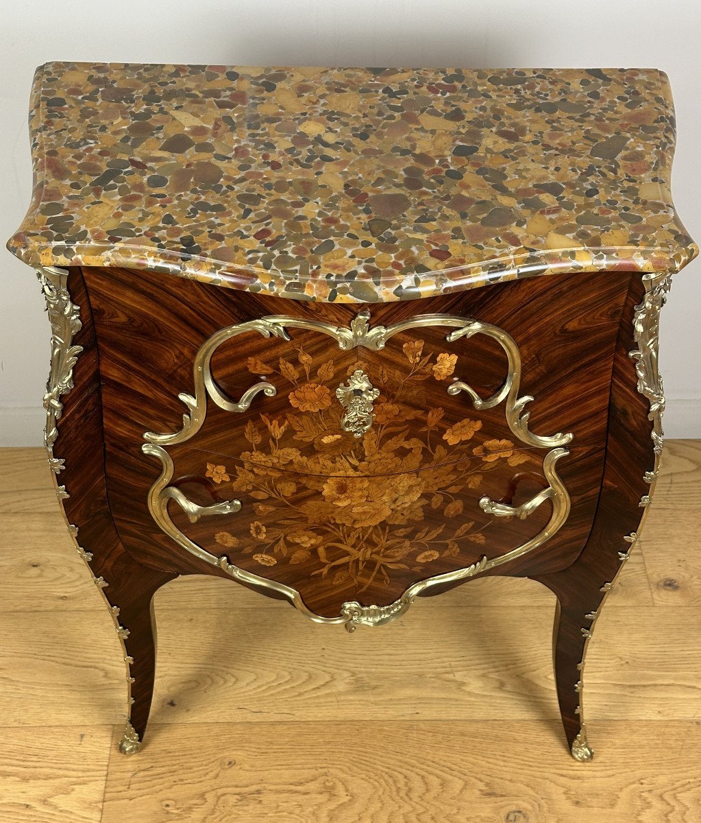 Delorme -Petite Commode Louis XV Estampillée Delorme Vers 1765-photo-3