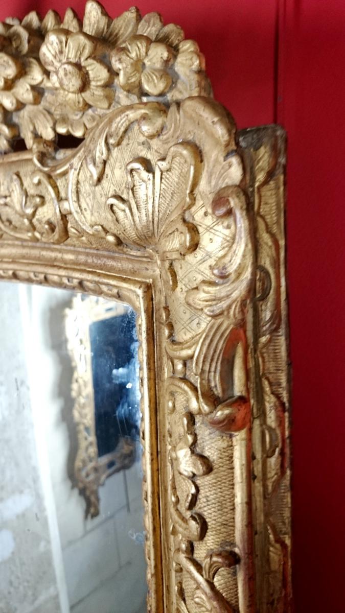 A Régence Giltwood Mirror Circa 1730.-photo-3