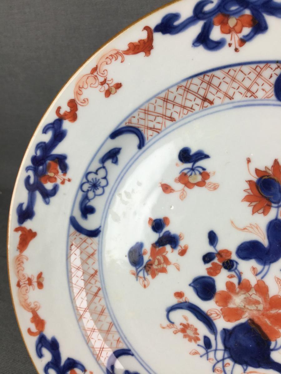 Plate In Imari China For The East India Company Eighteenth Century Century.-photo-2