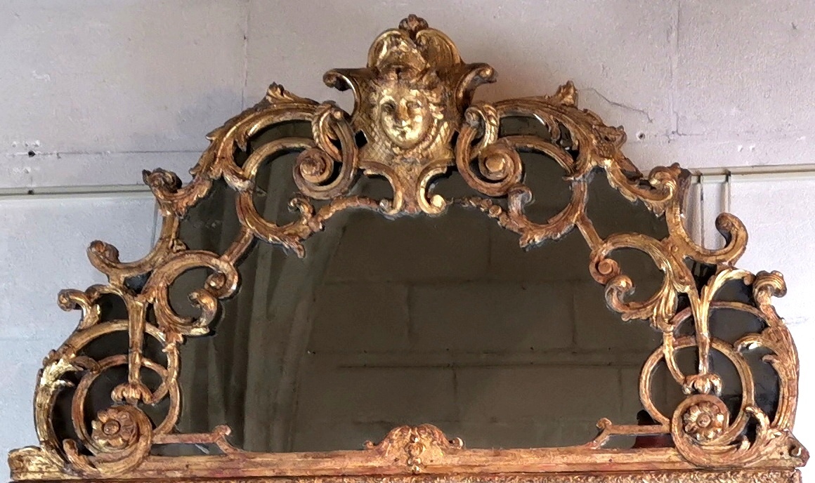 Miroir D’époque Louis XIV, Vers 1700-1715-photo-2