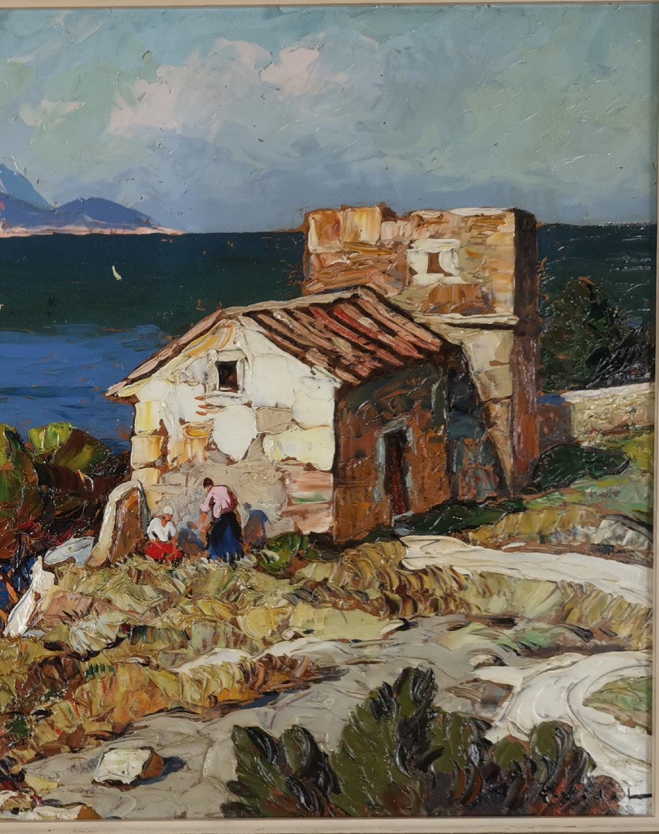 Gustave Vidal, 1895-1966 – Corse, Coti-chiavari Golfe D’ajaccio.-photo-1